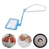 Neck Hanging Magnifying Glass Detachable 5X Magnification Hands Librate Magnifying Glass with 48 LED Chips for Senior