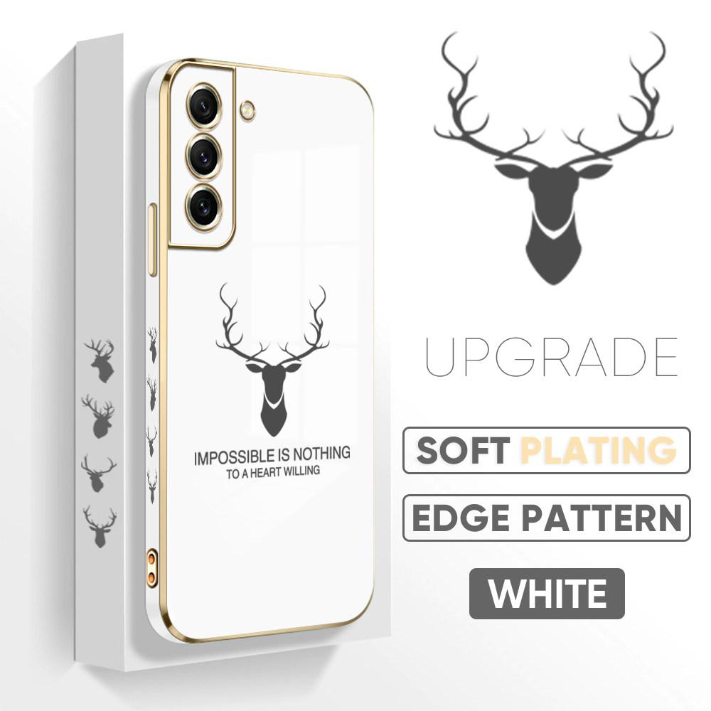 Barevné tiskové vzory Pouzdro se čtvercovým vzorem na hraně Pokovené pouzdro telefonu Luxusní pokovování měkké pouzdro na telefon pro iPhone Motorola Moto OnePlus Samsung