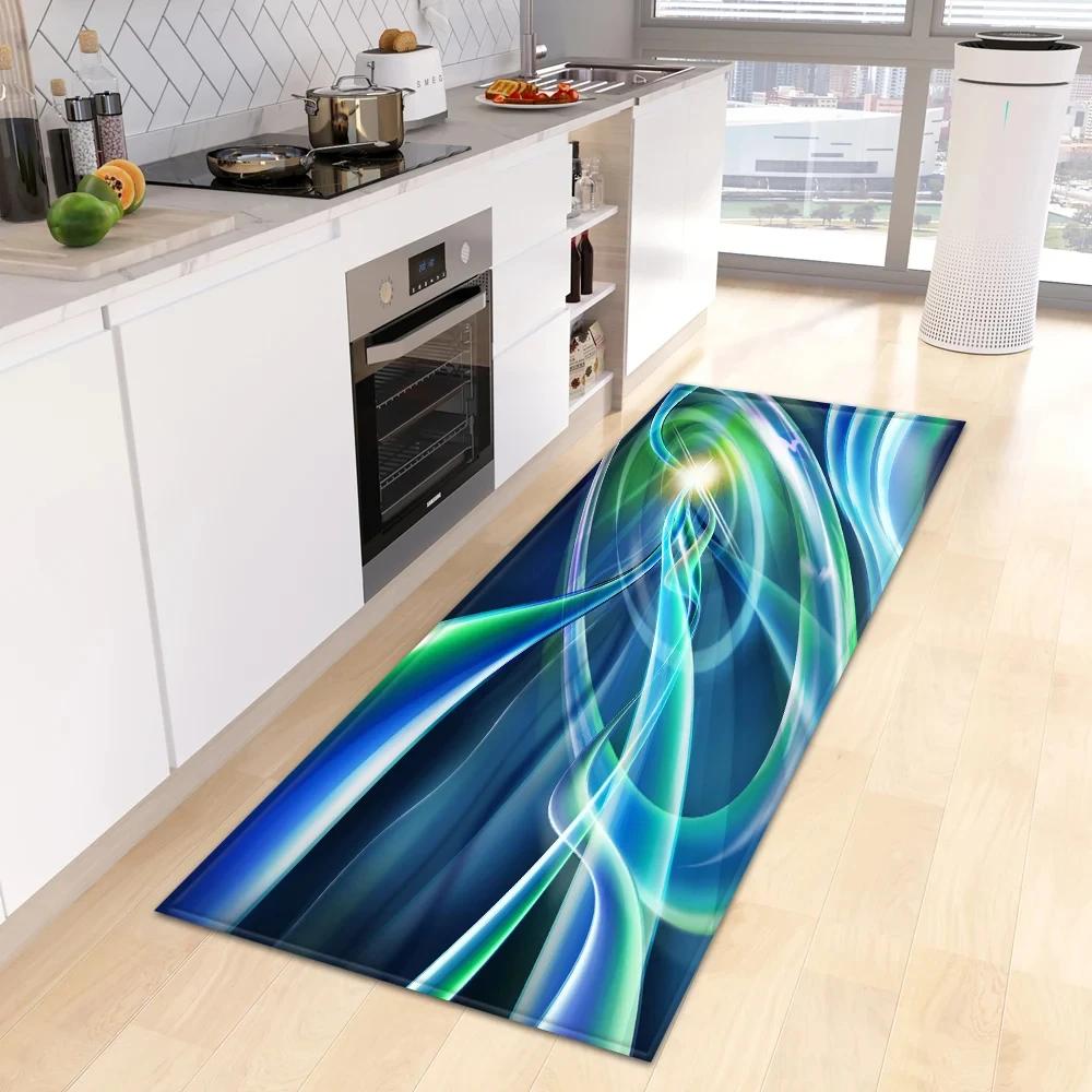 Kitchen Foot Mat Home Entrance DoorMat Living Room Children Bedroom Floor Decor 3D Carpet Balcony Hallway Bath Door Non-Slip Rug