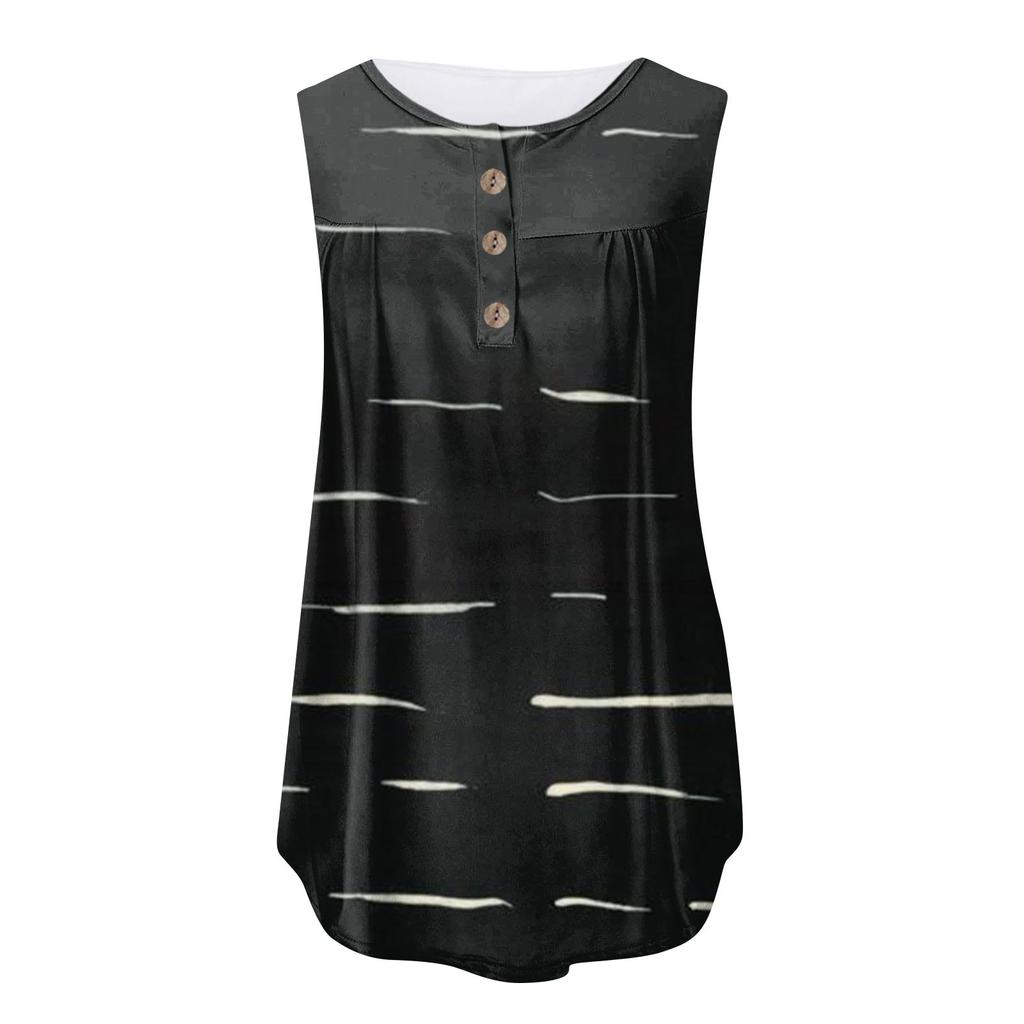 Tank Top For Women Ruffle Tops Loose Tops Casual Oversized Tops Pleated Tops Button Down Casual Summer Floral Tops