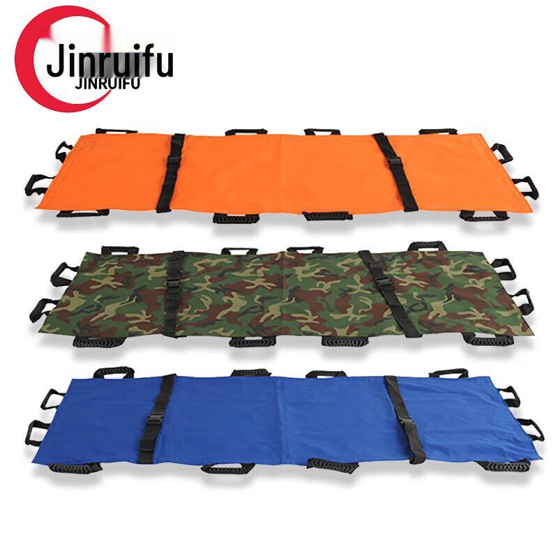 JinRuiFu 12-Handle Foldable Soft Emergency Stretcher