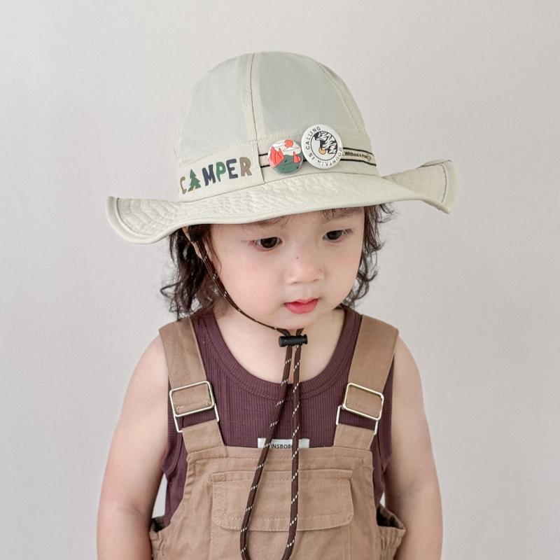 Children's Hats Summer Thin Quick Drying Hats  Baby Summer Sun Protection Hats  Boys  Sun Hats  Girls  Fisherman Hats  Kids