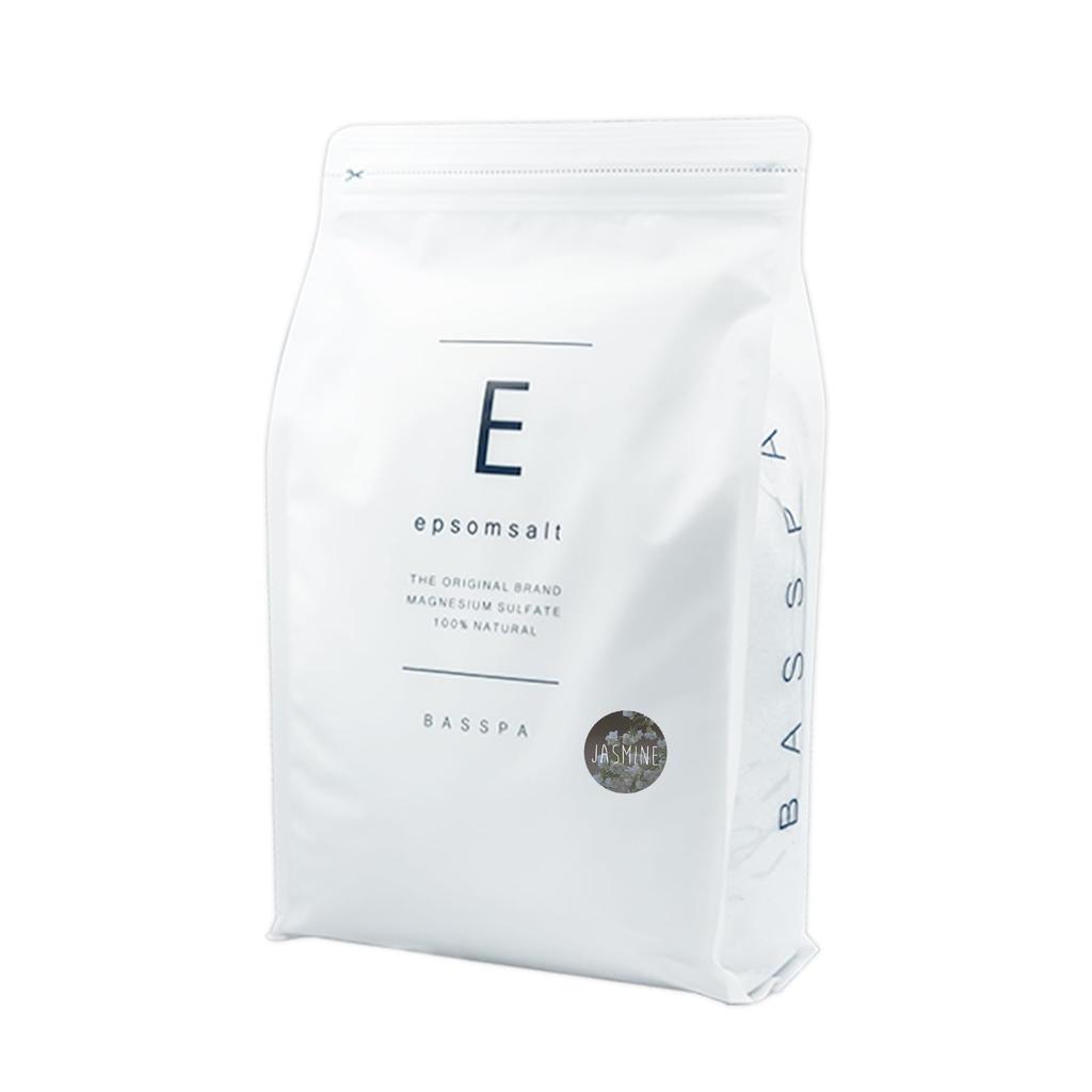 BASSPA Epsom Salt Choose from 10 Magnesium Made in Includes Measuring Purity (Jasmine, 3kg) - Scents, Sulfate, Japan, Spoon, 99%+