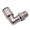 2pcs 90 Degree Swivel Elbow Macro Air/Gas Line Hose Fittings