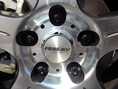 [STS MICHIKO] External 7-sided Lock Nut for Toyota, Honda, Mitsubishi, M12 Thread Pitch 1.5 Adapter with Air Valve Cap, 60° Taper Seat, Anti-thef