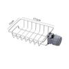 Creative Stainless Steel Kitchen Faucet Rack - Single-Layer Draining and Storage Shelf for Sink and Cleaning Tools