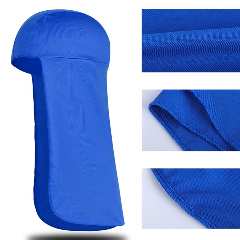 Amazon Summer Outdoor Sports Long-tail Cap Riding Breathable Towel Hat Bag Head Cap Hills Shawl Inner Hats White