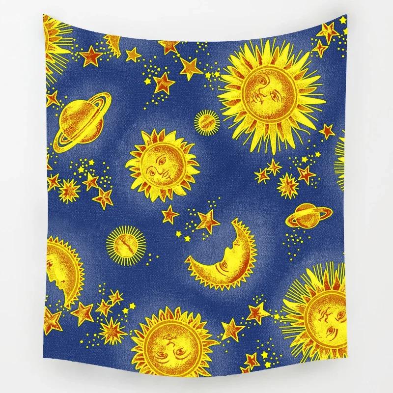 Geometric Irregular Hippie Mandala Pattern Tapestry Abstract Painting Art Wall Hanging Gobelin Livingroom Decor Crafts