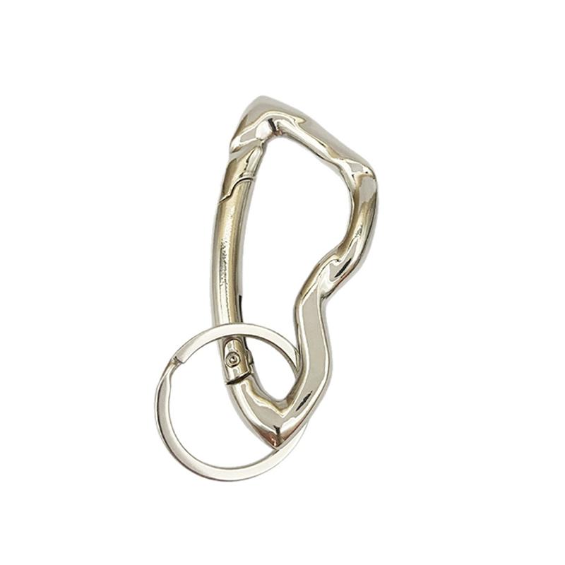 Zinc Alloy Mountaineering Belt Buckle Metal Essential Belt Icon Carabiner Waist Hanging Keychain Women Men Bag Pendant