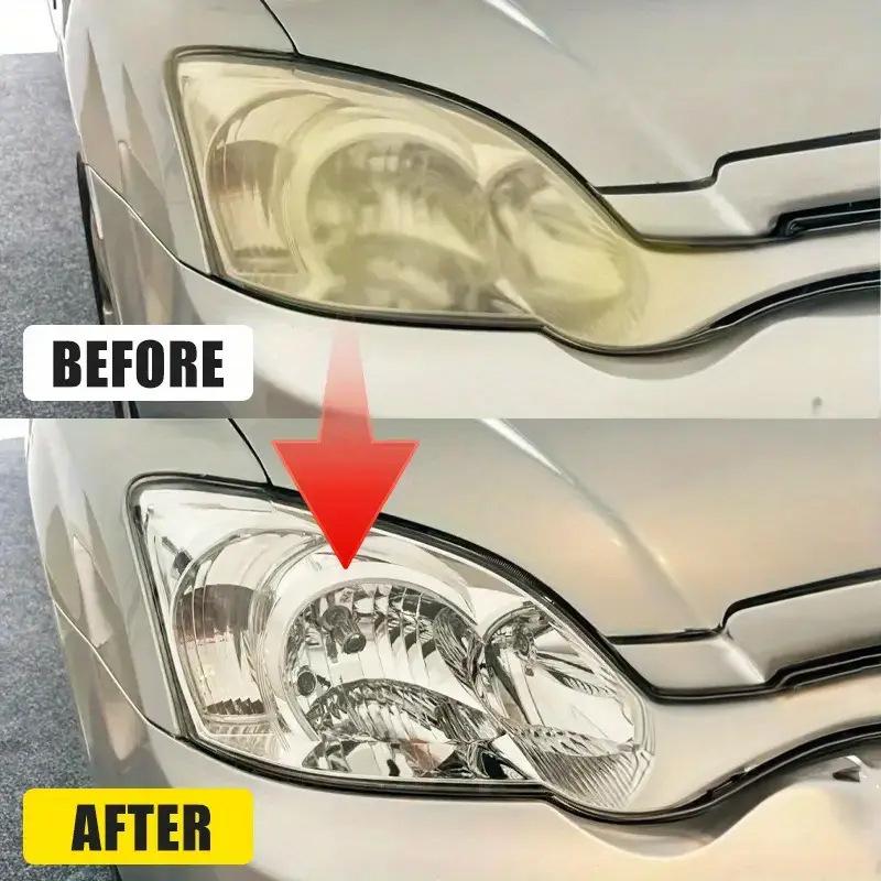 Car Headlight Restore Liquid Yellowing Oxidation Scratch Remover Cleaner