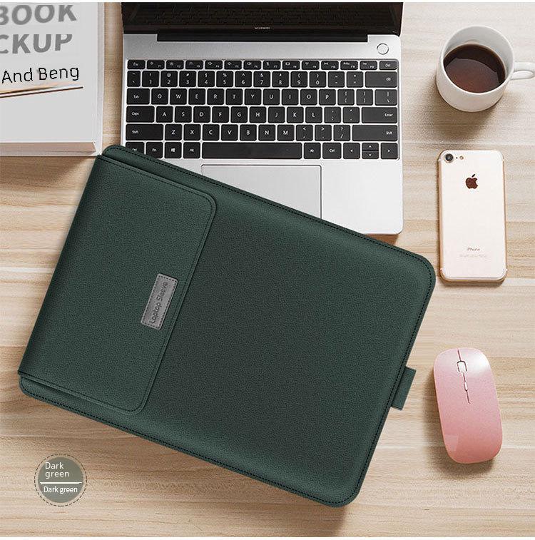 Shockproof Wear-Resistant Laptop Stand & Liner Bag for 14-inch MacBook