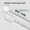 Telescopic Inspection Mirror Foldable Stainless Steel Folding Telescopic Reflector Welding Chassis Inspection Mirror