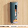 Dispenser Porta Sacchetti di Plastica da Parete Grande Capacità Estraibile Organizer per Sacchetti della Spesa per Armadietto della Cucina Stoccaggio Domestico