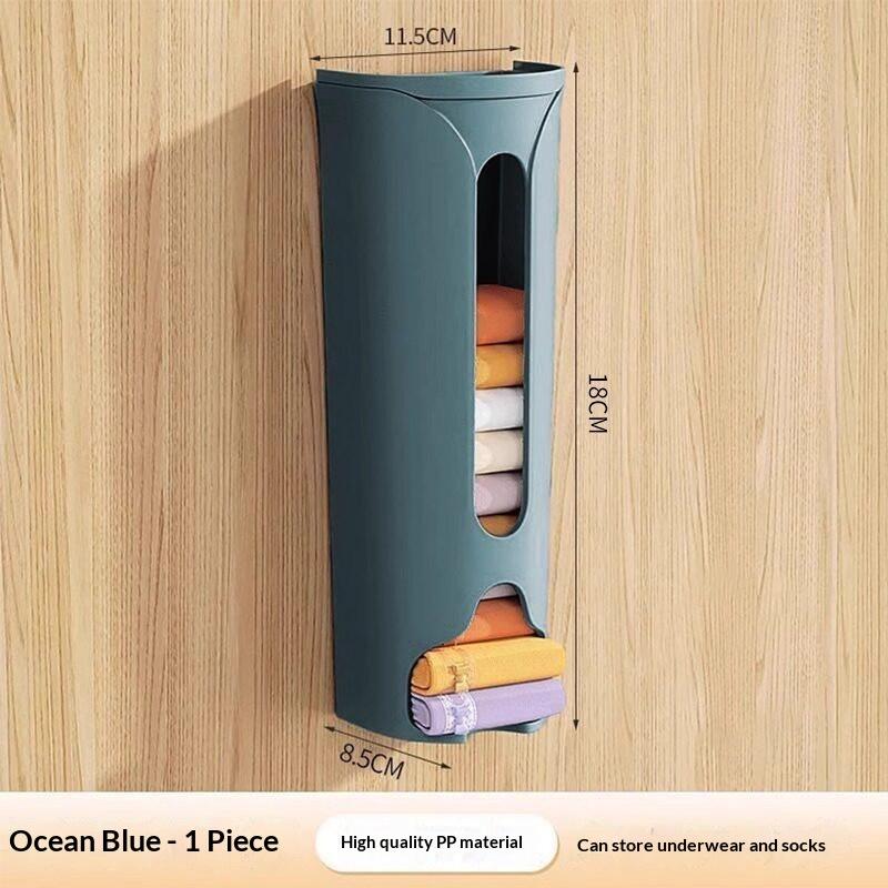 Dispenser Porta Sacchetti di Plastica da Parete Grande Capacità Estraibile Organizer per Sacchetti della Spesa per Armadietto della Cucina Stoccaggio Domestico