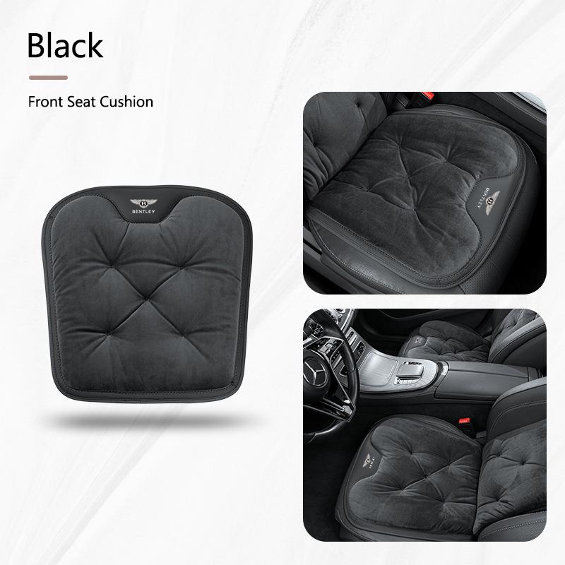 

Velour Car Seat Waist Cushion Covers Protective Cushion For New Bentley Flying Spur Continental GT Bentayga Mulsanne Accessories