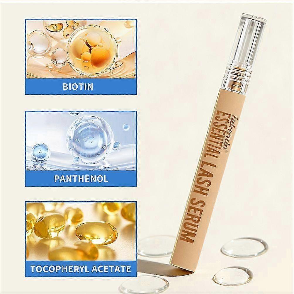 2pcs Essential Lash Serum, Longer Looking Eyelashes, Lash Enhancer with Biotin & Amino Acids for Natural Lashes & Extensions