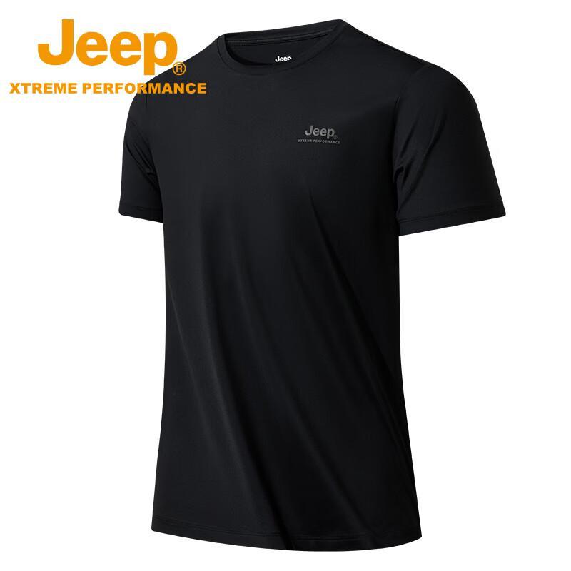 Jeep Men's Moisture-Wicking Cooling Short Sleeve T-Shirt