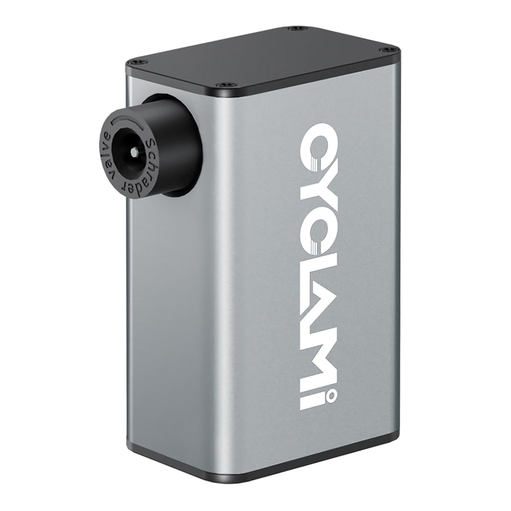 

CYCLAMI Портативный электрический велосипед Компактный и совместимый с клапанами Presta и Schrader для шоссейных велосипедов Насос, Портативный,