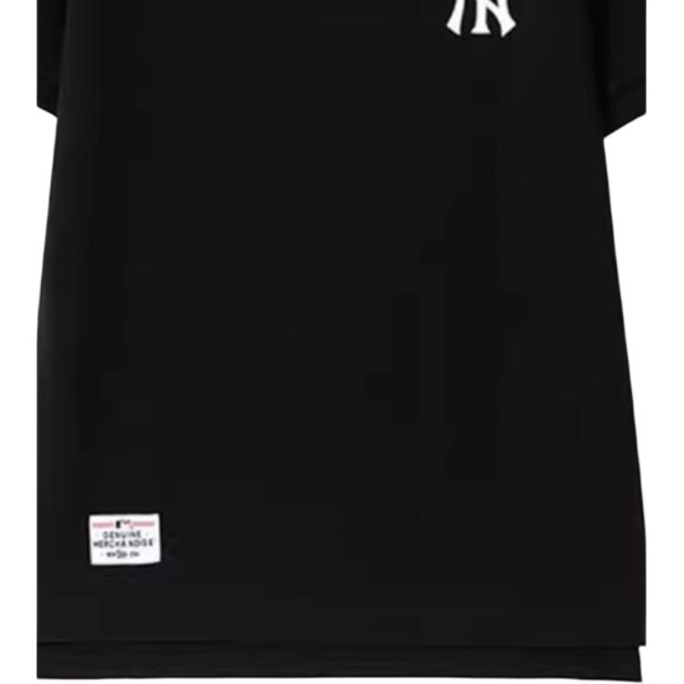 New Era MLB New York Yankees Logo Casual Comfortable Short Sleeve American Polo Shirt Unisex Polo Shirts Black 12848783