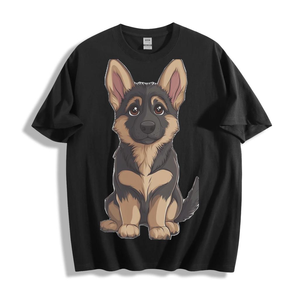Cute German Shepherd Pup T-Shirt - Adorable Dog Design Unisex Tee