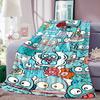 Cartoon Cute HANGYODON Soft Flannel Blanket Bedroom Sofa Picnic, Outdoor Leisure Gift BlanketW-1