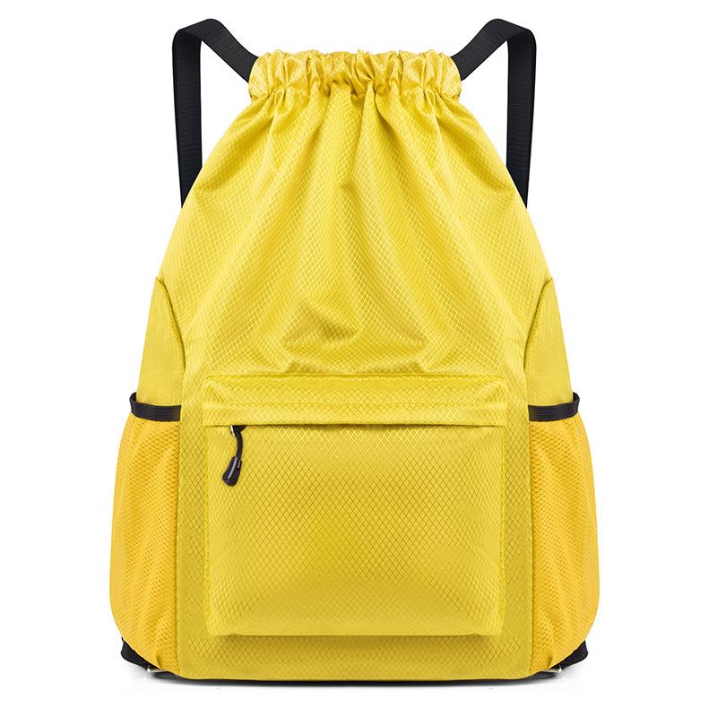 Bundle Bag Dry and Wet Separation Swimming Storage Backpack Travel Bag Drawstring Backpack Sports Training Basketball Bag