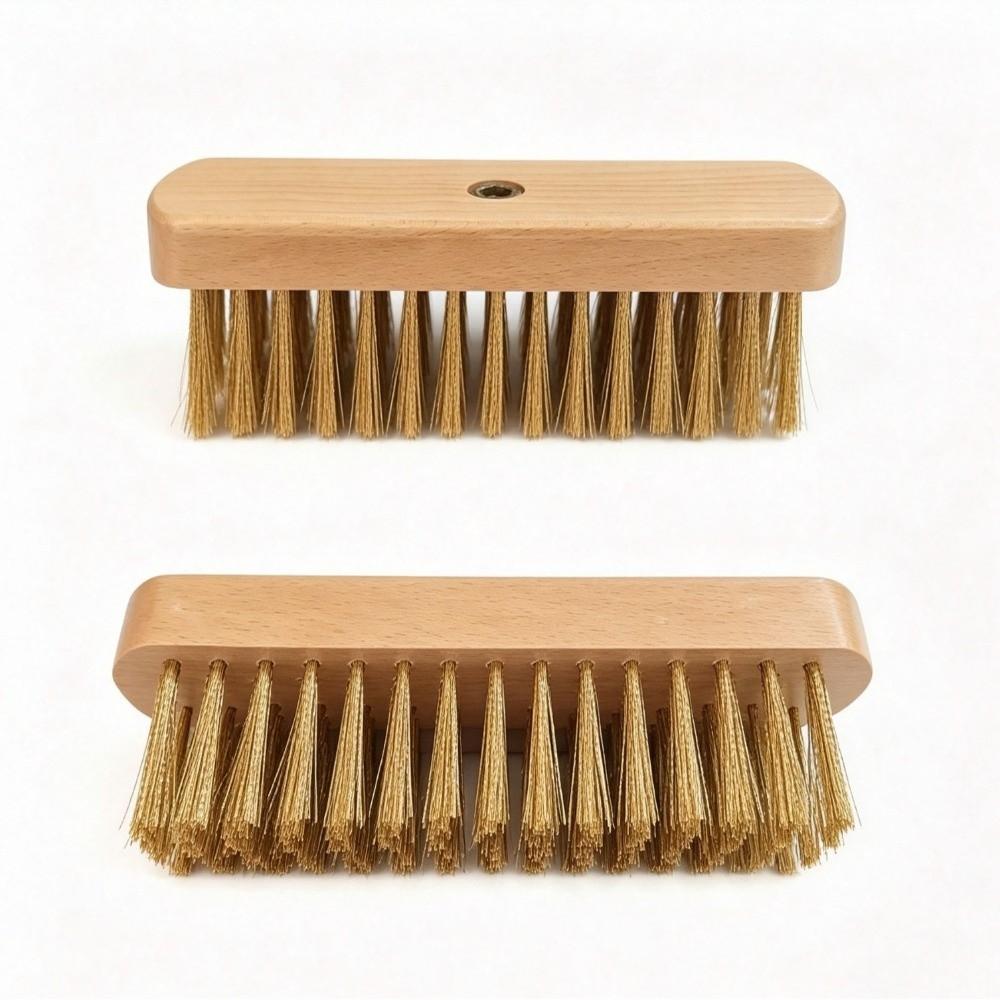 Aluminum Alloy Handle Pizza Oven Cleaning Brush Grill Cleaning Tool  Pizza Oven Maintenance
