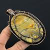 Tree Of Life Bumblebee Jasper Pendant, 999 Copper Wire Wrapped Gemstone Jewelry, Handmade Pendant, For Mother Day