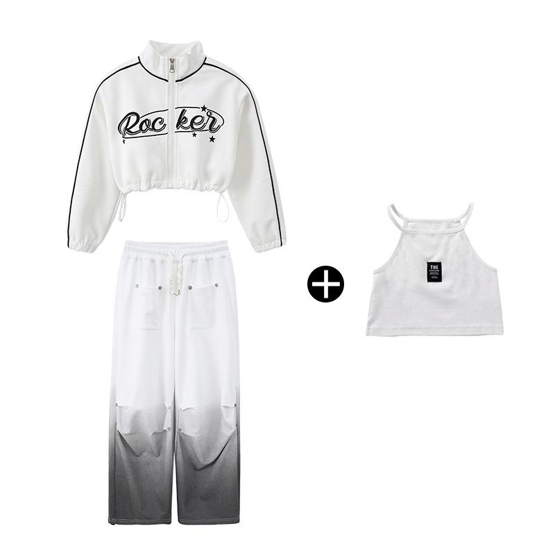 Jazz Dance Costumes Girls Jazz Korean Version Catwalk Costumes Street Dance Children Trendy Costumes Hiphop Suit Autumn