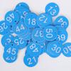 Plastic Beehive Tags 3.5CM Number Plate Beehive Mark Board Tag  Bee Hive Mating Box Mark