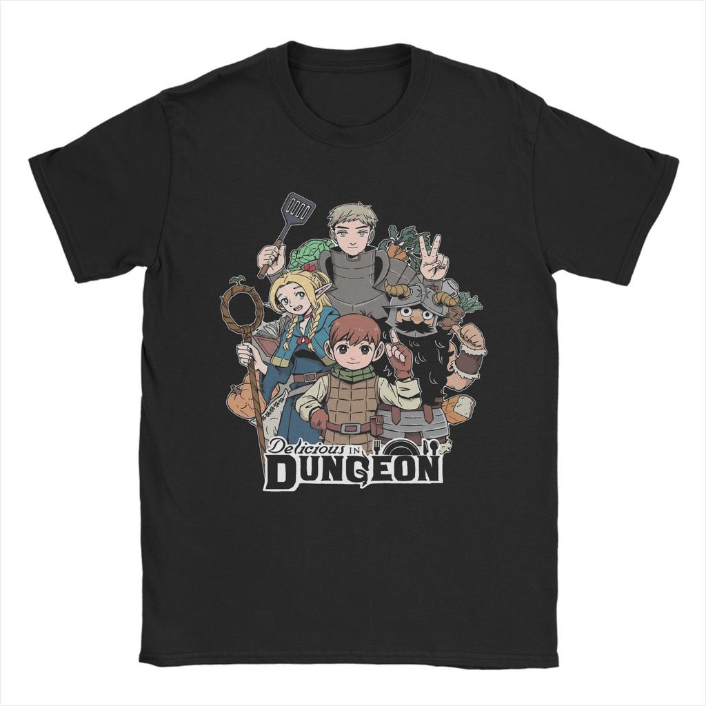 Men Women's Delicious in Dungeon First Supper T Shirt Cotton Clothing Funny Short Sleeve Round Neck Tees Printed T-Shirt
