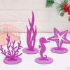 4 Felt Decorations Birthday / Graduation Party Supplies Table