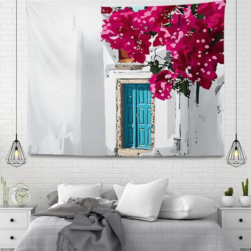 Simple Pattern Plant Decorative Tapestry Home Wall Living Room Office Decorative Tapestry