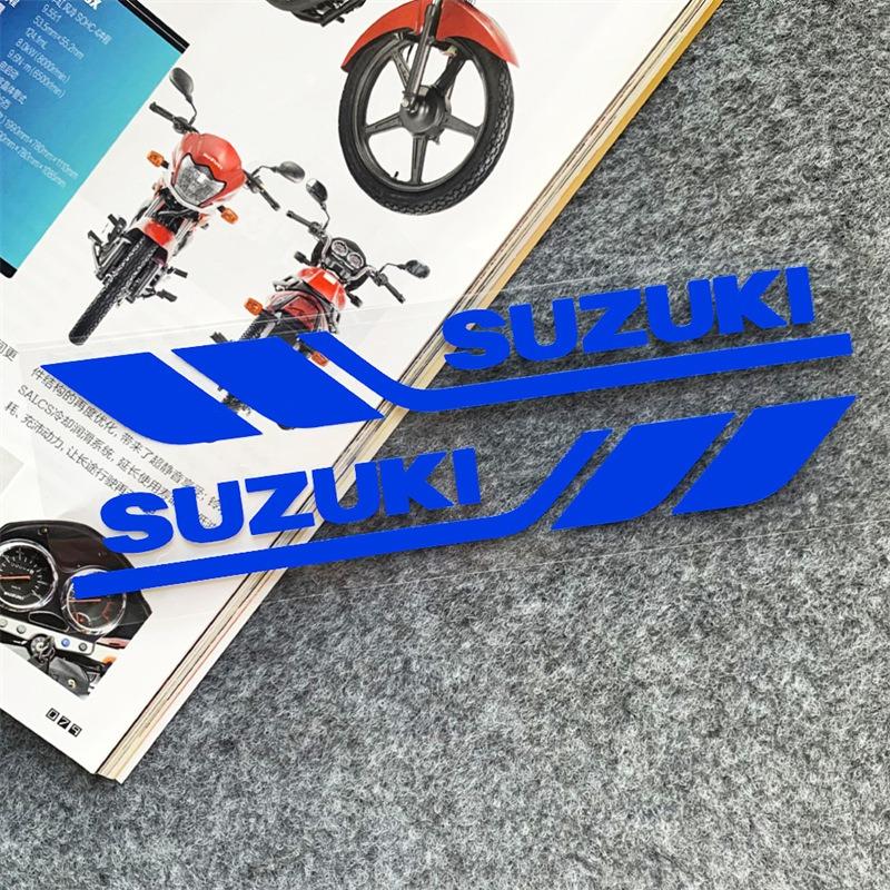 Suzuki Motorcycle Reflective Stickers Modification Waterproof Decoration Body Bumper Shock Absorber Fuel Tank Trunk Decor Decals