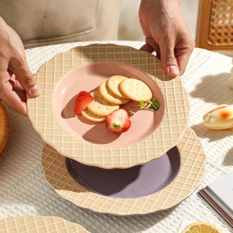 Creative Modern Style Ceramic Coffee Cup Exquisite Daily Party Afternoon Tea Dessert Plate Home Breakfast Delicious Coffee Cups