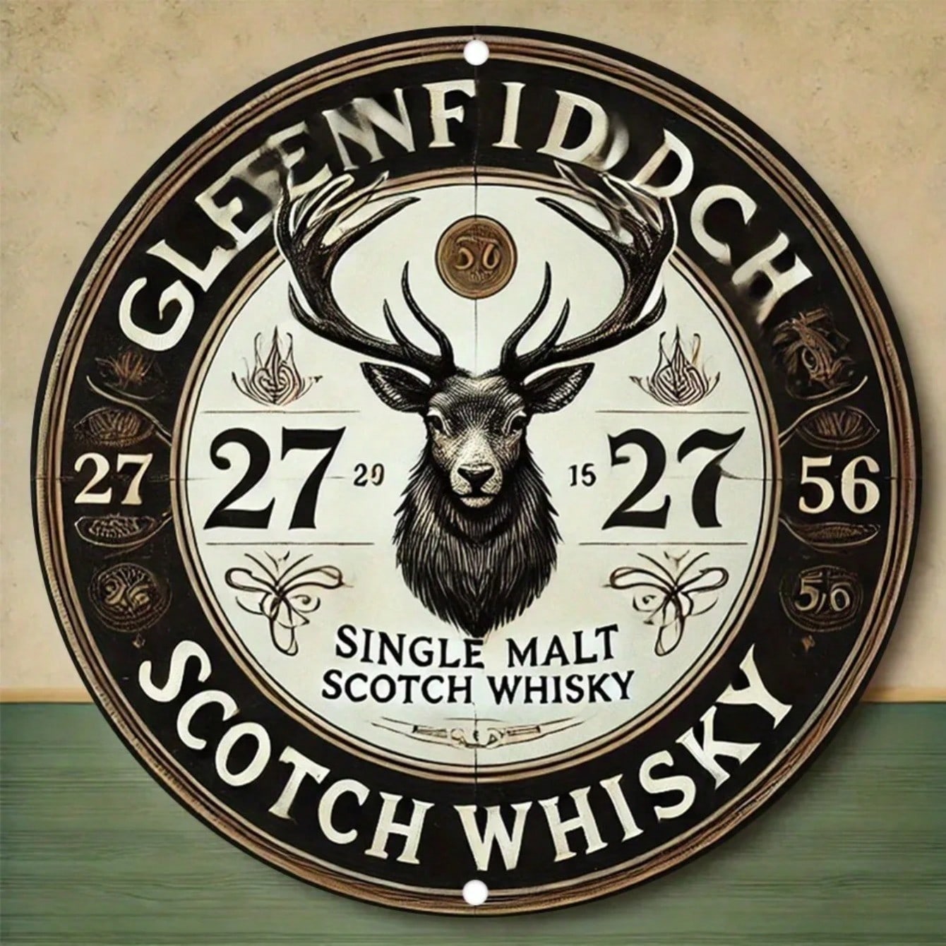 

Винтажная металлическая табличка Glenfiddich Whisky Для Бара Кафе Офиса Декор Настенного Искусства 20x20
