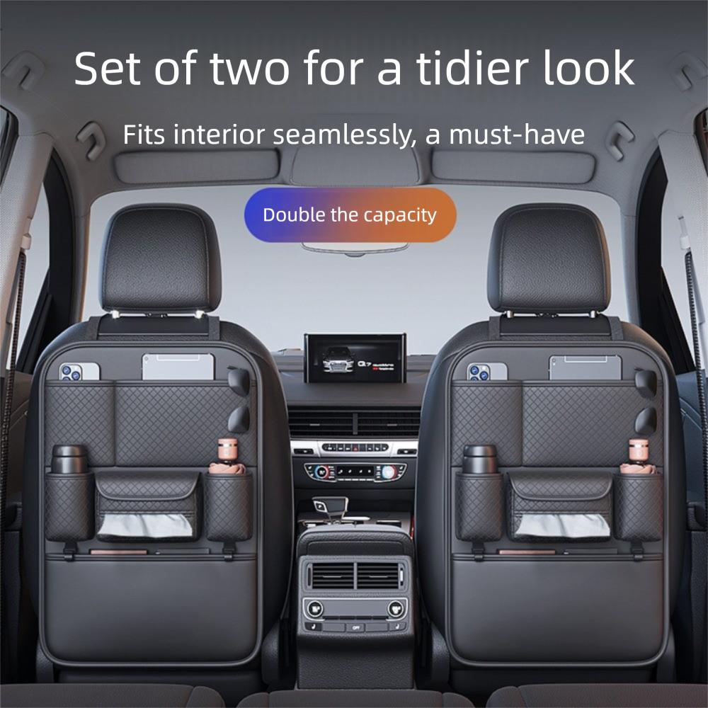 Multifunktionaler Autositz-Rückenlehnen-Organizer Sitz-Trittschutz Auto-Innenzubehör