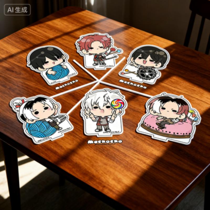 Anime Blue Prison Nagi Acrylic Stand Standing Q-version Cosplay Acrylic Stand Model Tabletop Decoration Festival Gift