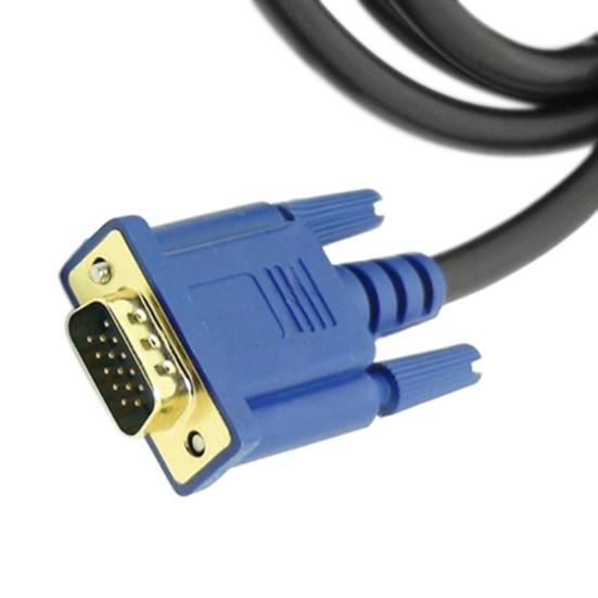 6Ft 1.8M VGA Male To VGA HDMI-compatible Gold HD-15 Male Cable 1080P HDMI-compatible-VGA