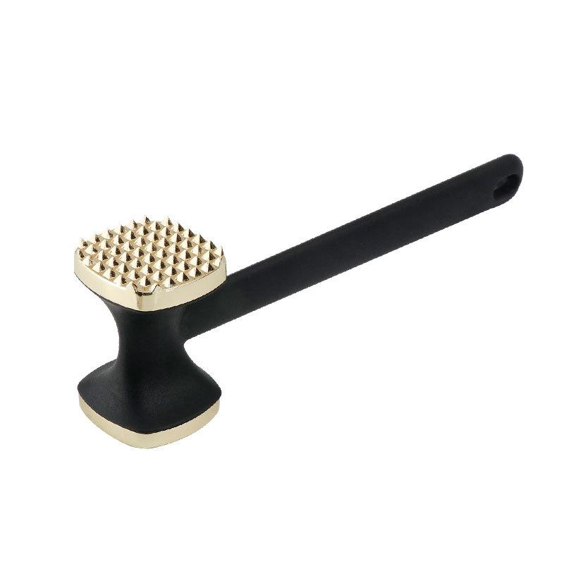 

Бытовой двусторонний молоток для мяса из цинкового сплава, молоток для стейков, молоток для рыхления мяса, молоток для мяса, молоток для мяса из нержавеющей стали, молоток для нежного мяса 1PCS золотой