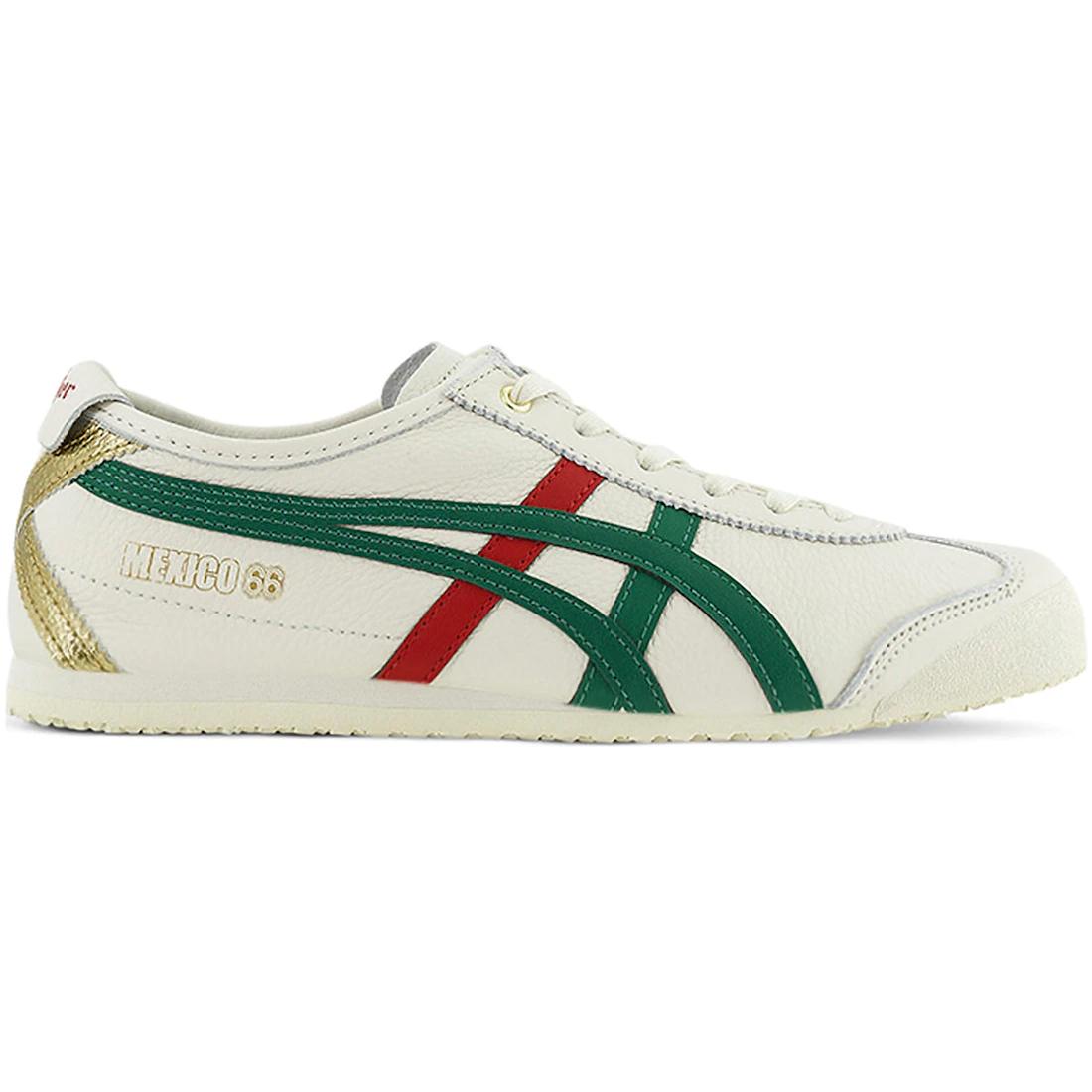 

Кроссовки Onitsuka Tiger Mexico 66 Березовый Капустный Красный Золотой(1183B511-200) 43.5
