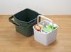 Shinki Gosei Tombo Bucket with Inner Step and 18 Moss Width 34 X Depth X Height Car Made In Japan Bucket, Storage, Chair, Stool, Lid, Liters, Green,