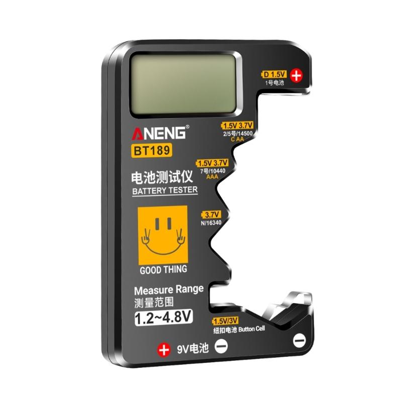 Battery Tester, Universal Battery Checkered Small Battery Testers for AAA AA C-D 9V 1.5V Button Cell Household Batteries