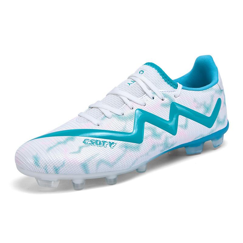 Low-top football shoes TF broken nails artificial turf AG nails leather feet boys and girls children youth student training shoes