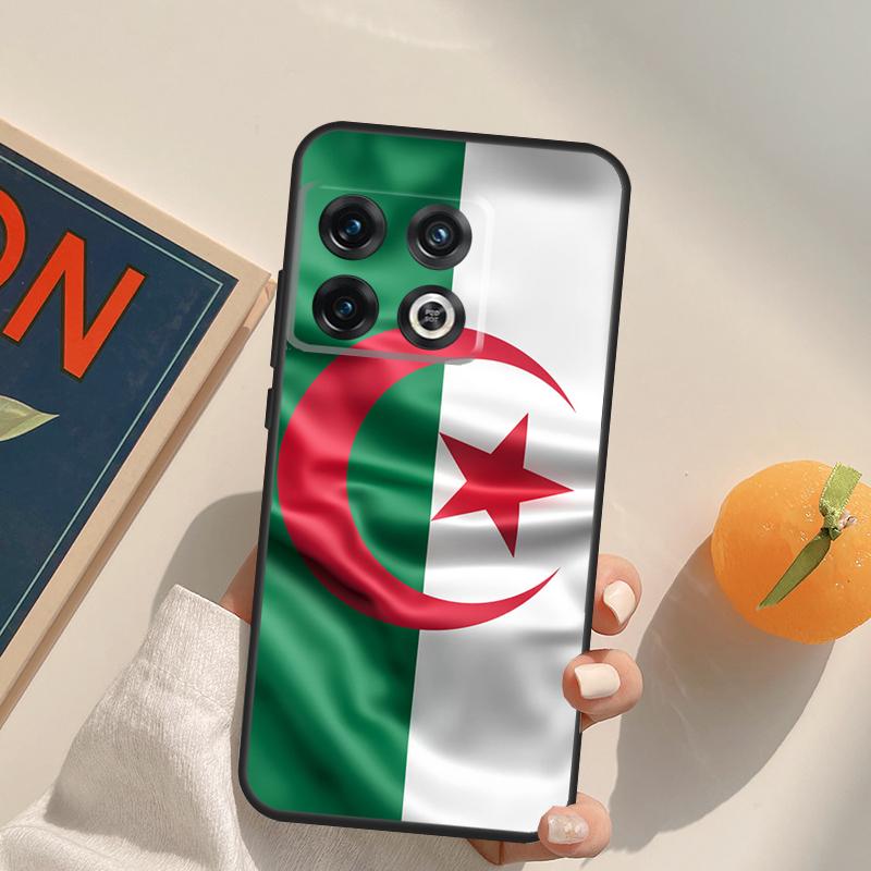 Flag Of Algeria Case For OnePlus 12R 13R 13T 10R 15 13 12 11 10T 8T Nord CE 4 3 2 Lite N20 N30 Nord 5 Cover