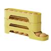 Large Capacity Auto Rolling Egg Organizer Plastic Egg Storage Box Portable Egg Roller Rack  Kitchen