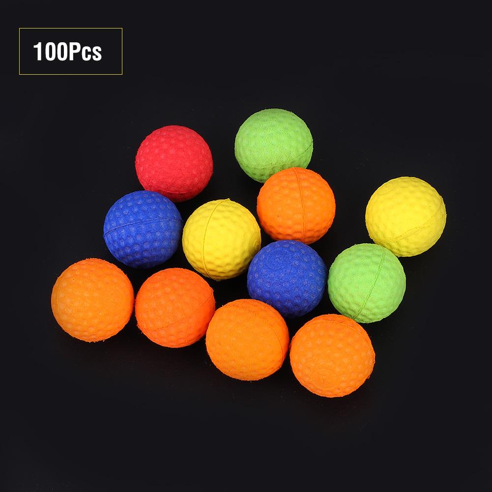 100PCS Colorful Soft Bullet Balls for Rival Zeus Apollo Refill Gun Bullet Toy