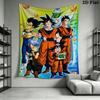 DRAGON BALL Wall Tapestry Aesthetic Wall Hanging Printed Fabric Blanket Decorative Tapestries for Bedroom Living Room Home Decor