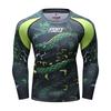 Fight Workout Mma Men'S Long Sleeve MMA Compression T-Shirt Men Boxing Rashguard Blank Bjj Rash Guard Sportswear Tees