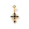 Crystals Star Dangled Belly Button Rings Stainless Steel Dainsty Zircon Navel Ring Belly Piercing Body Jewelries